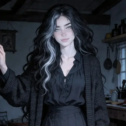 Ein Gothic-Charakter auf Wollo